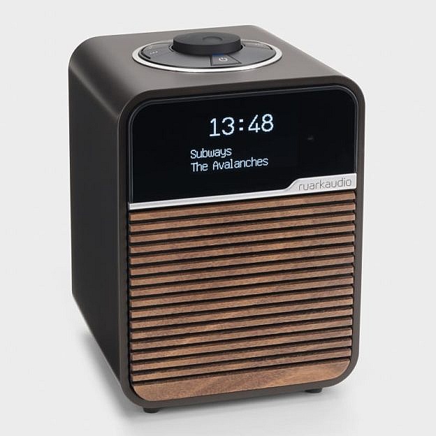 Kompakt-DAB-Radio R1, espresso - Biber.com